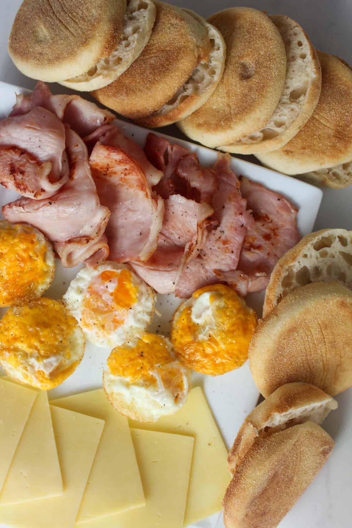 Freezer Breakfast Ingredients